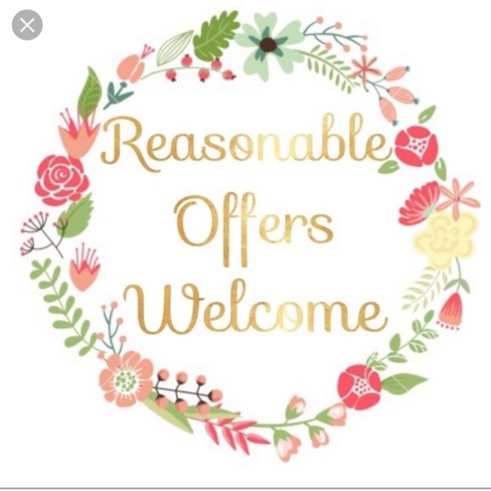 Reasonable offers welcome!!